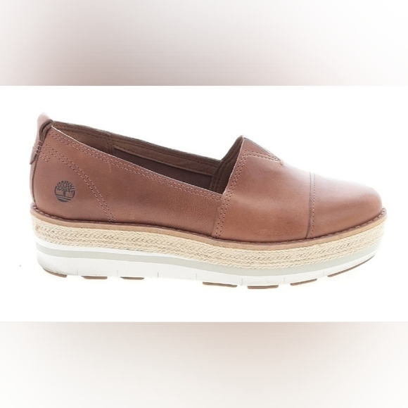 Timberland Shoes - Timberland Brown Slip-On Flats with Cushioned Soles